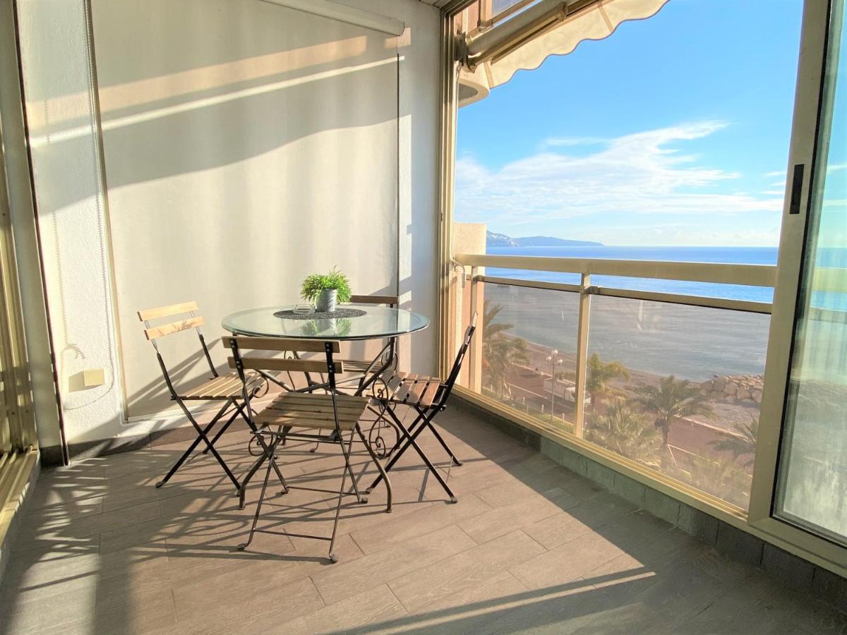 Sea Front - Panoramic Sea View Studio With Terrace ニース エクステリア 写真