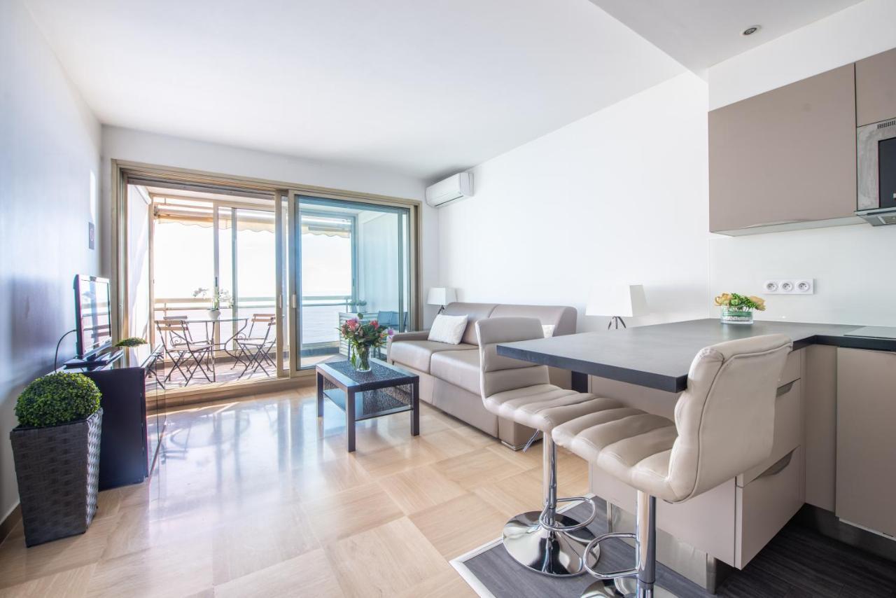 Sea Front - Panoramic Sea View Studio With Terrace ニース エクステリア 写真